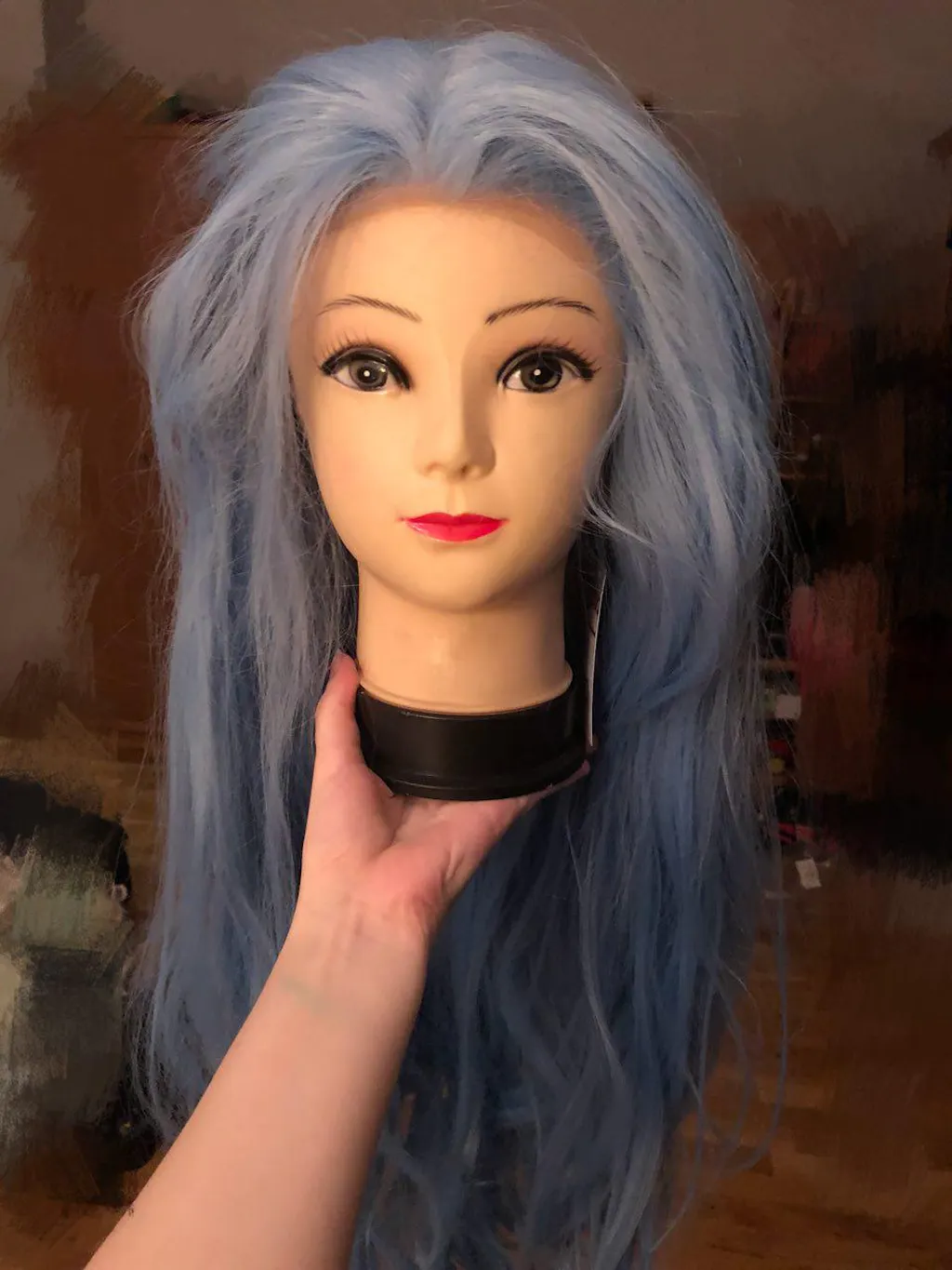 Pastel Blue Lace Front Wig WigIsFashion Wig Is Fashion